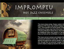 Tablet Screenshot of impromptujazz.com
